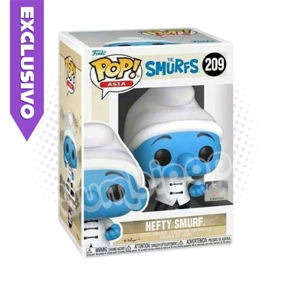 Funko Pop! Hefty Smurf 209 (Asia Exclusive) - The Smurfs Los Pitufos