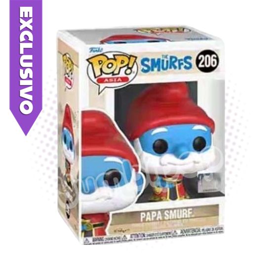 Funko Pop! Papa Smurf 206 (Asia Exclusive) - The Smurfs Los Pitufos