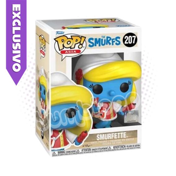 Funko Pop! Smurfette 207 (Asia Exclusive) - The Smurfs Los Pitufos