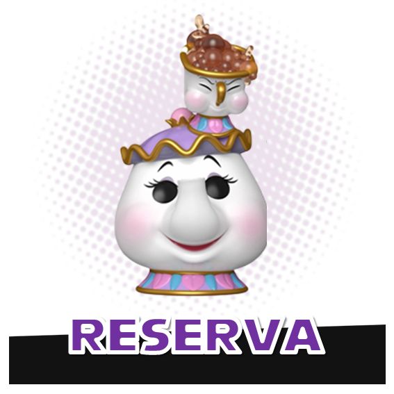 Funko Pop! Mrs Potts with Chip 1824 - Disney Beauty and The Beast RESERVA
