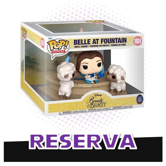 Funko Pop! Moment Belle at Fountain 1824 - Disney Beauty and The Beast RESERVA