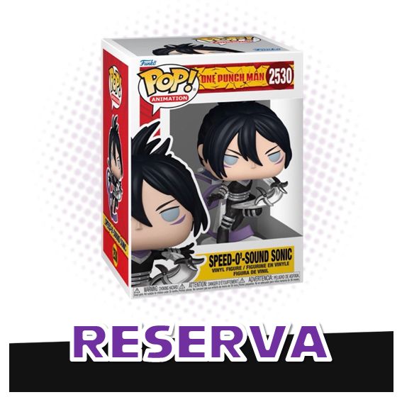 Funko Pop! Speed-O'-Sound Sonic 2530 - One Punch Man RESERVA