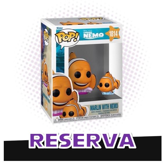 Funko Pop! Marlin with Nemo 1814 - Disney Finding Nemo RESERVA