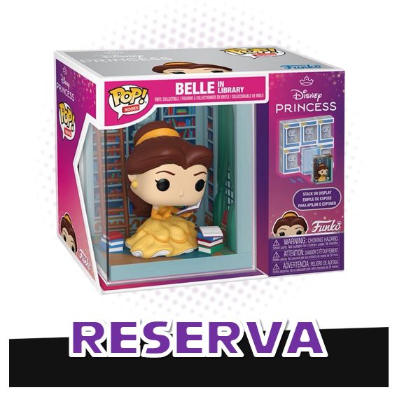 Funko Nooks Belle in Library - Disney Princess Beauty and The Beast RESERVA