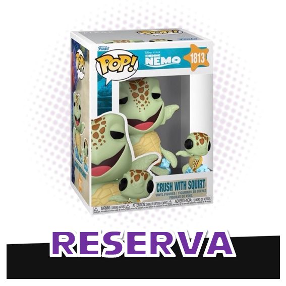 Funko Pop! Crush with Squirt 1813 - Disney Finding Nemo RESERVA