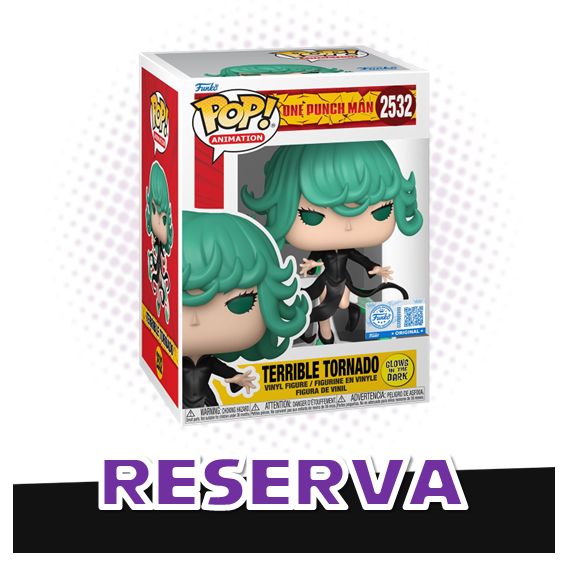 Funko Pop! Terrible Tornado 2532 (GITD) (SE) - One Punch Man RESERVA