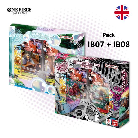Pack Illustration Box IB-07 + IB-08 - One Piece Card Game