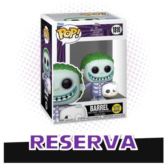 Funko Pop! Barrel 1810 (SE) (GITD) - Disney The Nightmare Before Christmas RESERVA