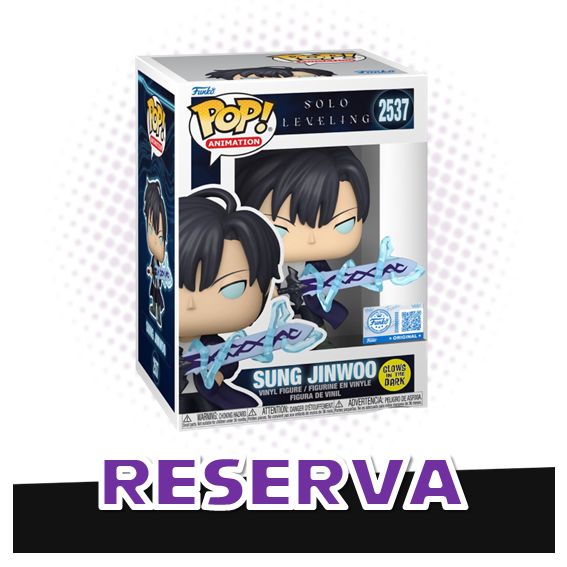 Funko Pop! Sung Jinwoo 2537 (SE) (GITD) - Solo Leveling RESERVA