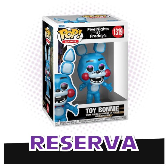 Funko Pop! Toy Bonnie 1319 - Five Nights at Freddy's FNAF RESERVA