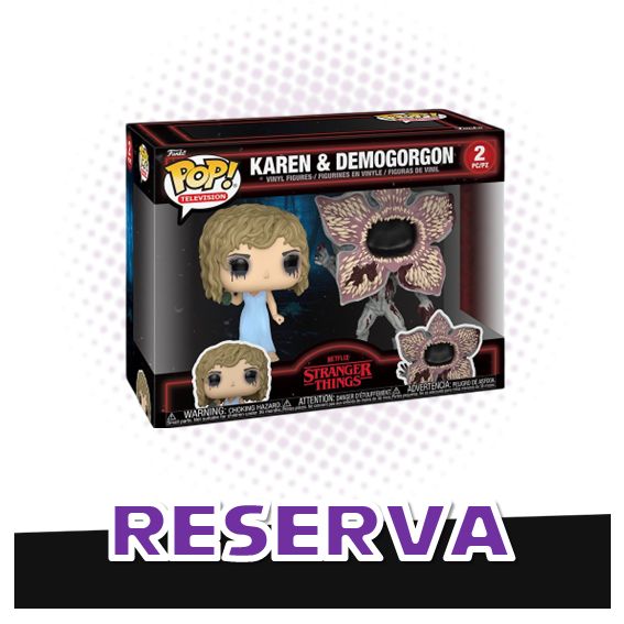 Funko Pop! 2 pack Karen &amp; Demogorgon - Netflix Stranger Things RESERVA