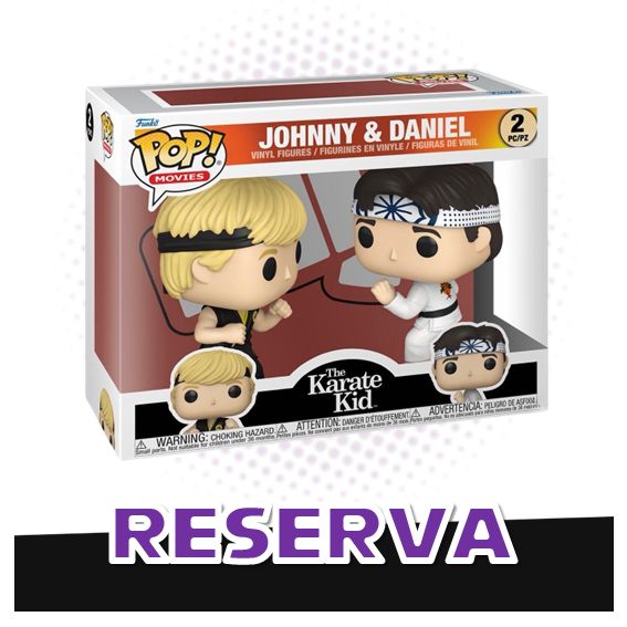 Funko Pop! 2 pack Johnny &amp; Daniel - The Karate Kid RESERVA