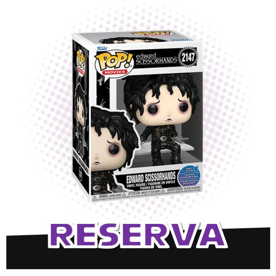 Funko Pop! Edward Scissorhands 2147 Shelf Sitter - Eduardo Manostijeras RESERVA