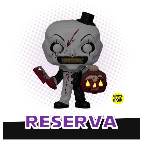Funko Pop! Art with Steve's Head 2169 (GITD) - Terrifier RESERVA