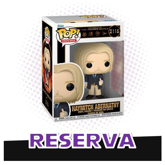 Funko Pop! Haymitch Abernathy 2116 - The Hunger Games Los Juegos del Hambre RESERVA