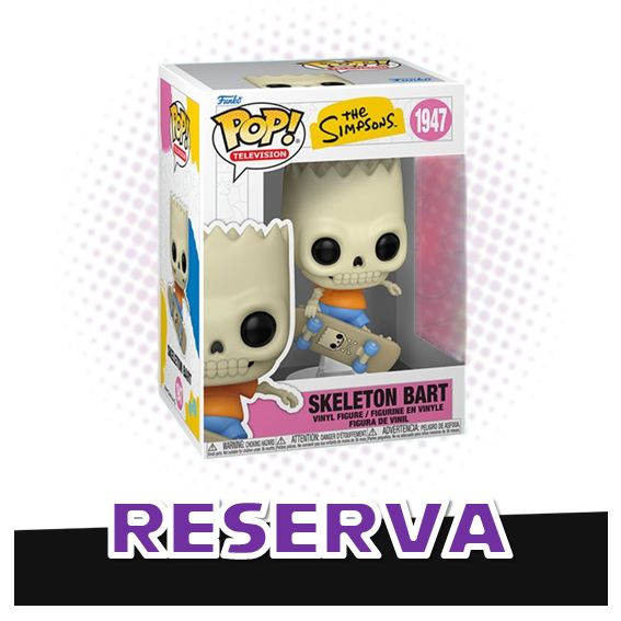 Funko Pop! Skeleton Bart 1947 - The Simpsons RESERVA
