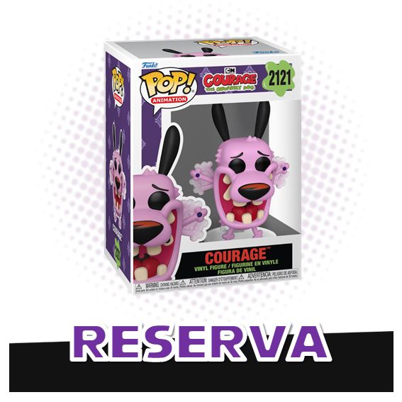 Funko Pop! Courage 2121 - Agallas el Perro Cobarde RESERVA