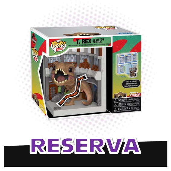Funko Nooks T. Rex in Vistor Center - Jurassic Park RESERVA