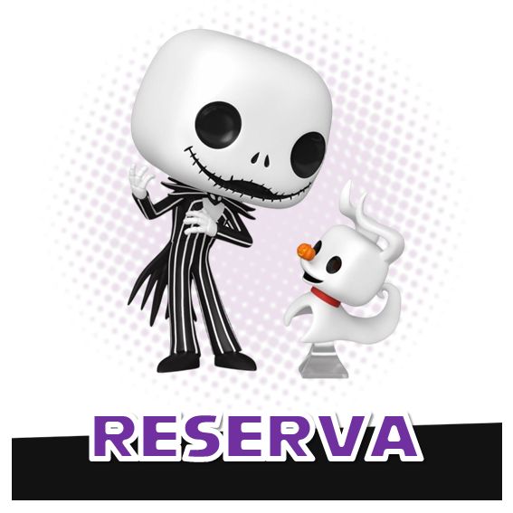 Funko Pop! Jack Skellington with Zero 1808 - Disney The Nightmare Before Christmas RESERVA