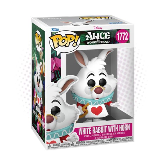 Funko Pop! White Rabbit with Horn 1772 - Disney Alice in Wonderland
