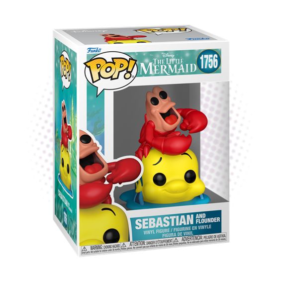 Funko Pop! Sebastian and Flounder 1756 - Disney The Little Mermaid