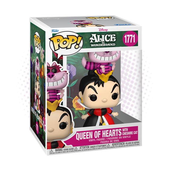 Funko Pop! Queen of Hearts with Cheshire Cat 1771 Premium - Disney Alice in Wonderland