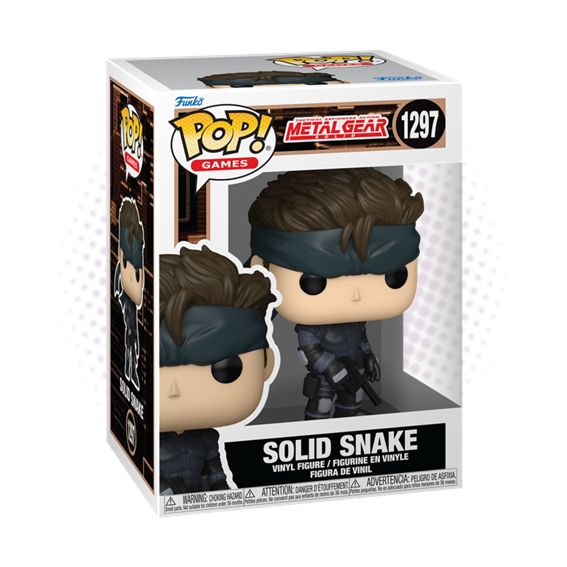 Funko Pop! Solid Snake 1297 - Metal Gear Solid