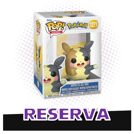 Funko Pop! Morpeko Full Belly Mode 1271 - Pokemon RESERVA