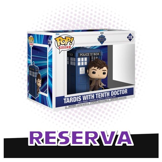 Funko Pop! Rides Tardis with Tenth Doctor 318 - Doctor Who