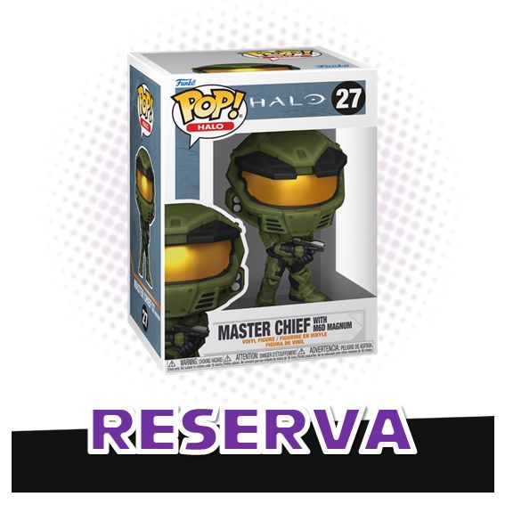Funko Pop! Master Chief with M6D Magnum 27 - Halo RESERVA