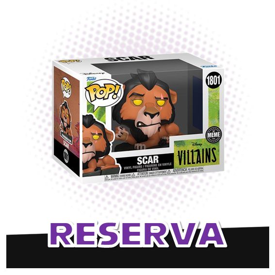 Funko Pop! Scar 1801 MEME - Disney Villains RESERVA