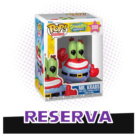 Funko Pop! Mr. Krabs 2559 - Bob Esponja Spongebob Squarepants RESERVA