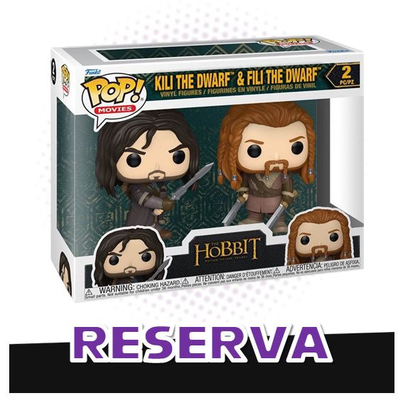 Funko Pop! 2 pack Kili The Dwarf &amp; Fili The Dwarf - The Hobbit RESERVA