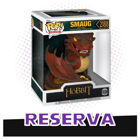 Funko Pop! Deluxe Smaug 2188 (Metallic) - The Hobbit RESERVA