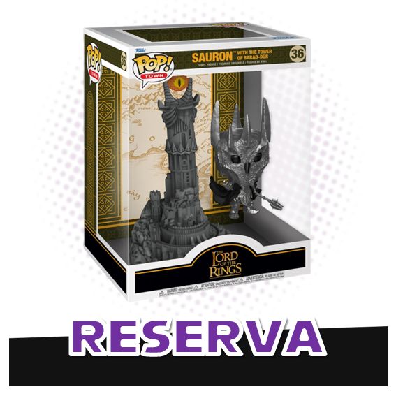 Funko Pop! Town Sauron with The Tower of Barad-Dur 36 - The Lord of The Rings RESERVA