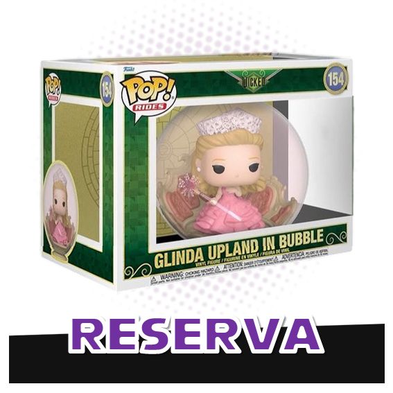 Funko Pop! Rides Glinda Upland in Bubble 154 - Wicked RESERVA