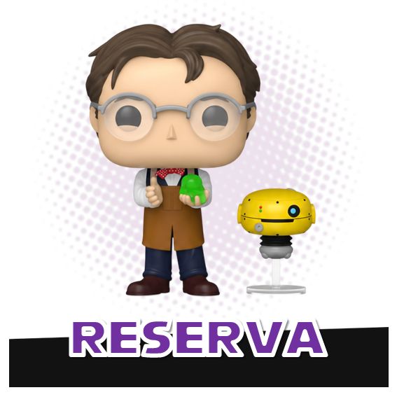 Funko Pop! Professor Brainiard with Weebo 1833 (opción chase aleatoria) - Disney Flubber RESERVA
