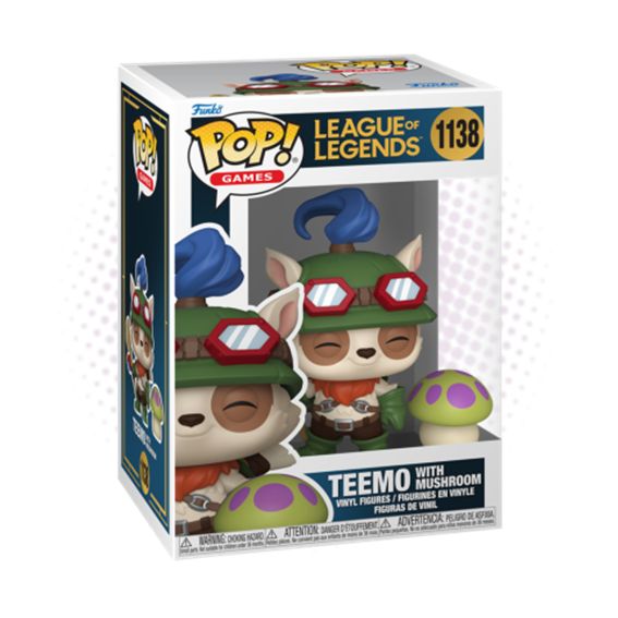 Funko Pop! Teemo with Mushroom 1138 - LOL League of Legends