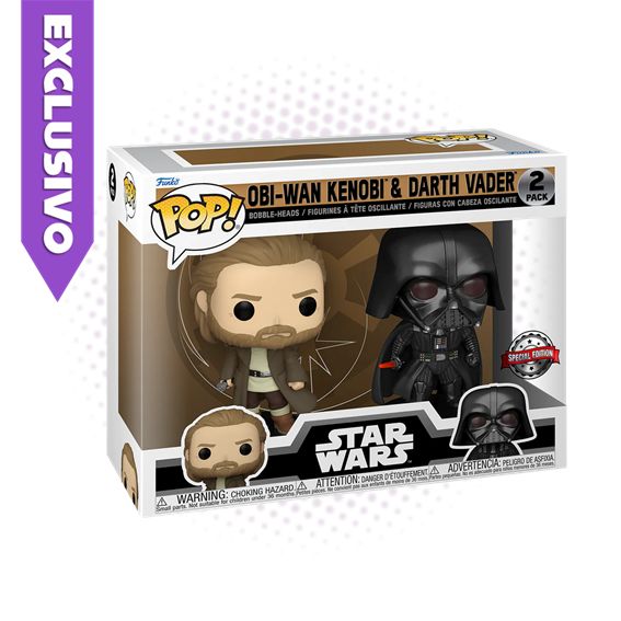 Funko Pop! 2 pack Obi-Wan Kenobi &amp; Darth Vader (SE) - Star Wars