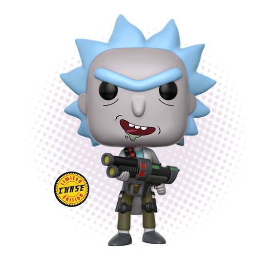 Funko Pop! Weaponized Rick 172 (opción chase aleatoria) - Rick and Morty