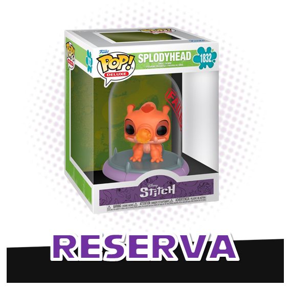 Funko Pop! Deluxe Splodyhead 1832 - Disney Stitch RESERVA