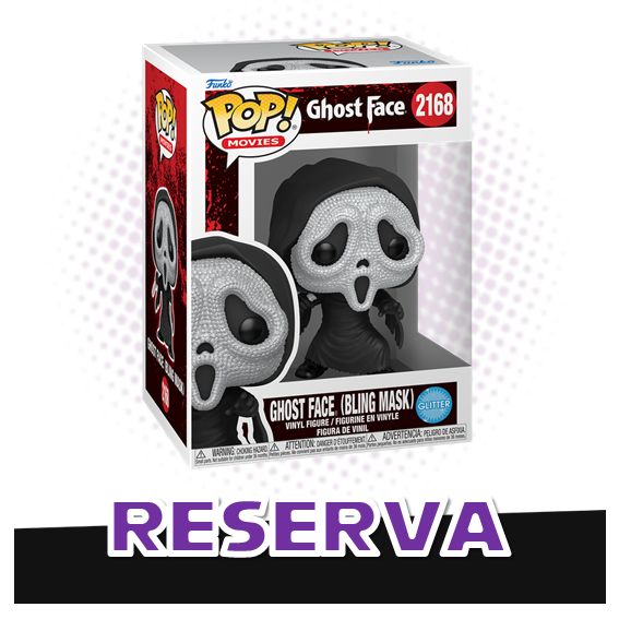 Funko Pop! Ghost Face Bling Mask 2168 (Glitter) - Scream RESERVA