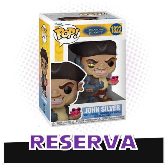 Funko Pop! John Silver 1822 - Disney Treasure Planet El Planeta del Tesoro RESERVA
