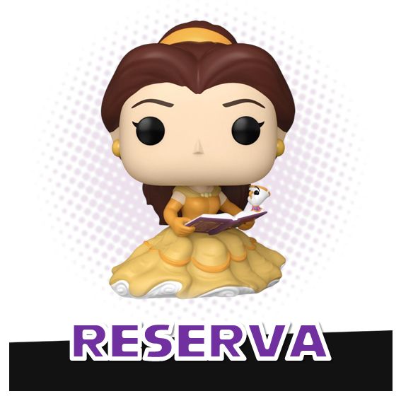 Funko Pop! Belle Reading Book 1828 - Disney Beauty and The Beast RESERVA