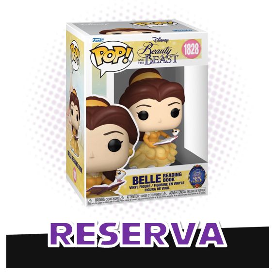 Funko Pop! Belle Reading Book 1828 - Disney Beauty and The Beast RESERVA