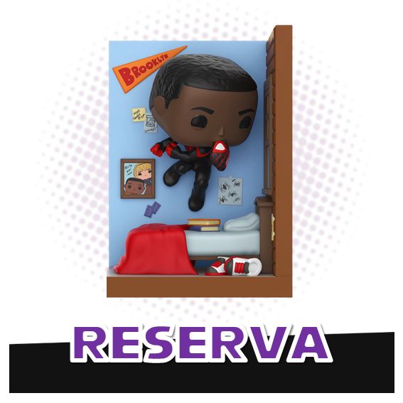 Funko Nooks Miles Morales in Bedroom - Marvel RESERVA