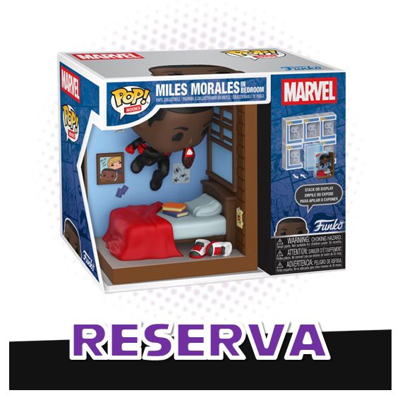 Funko Nooks Miles Morales in Bedroom - Marvel RESERVA