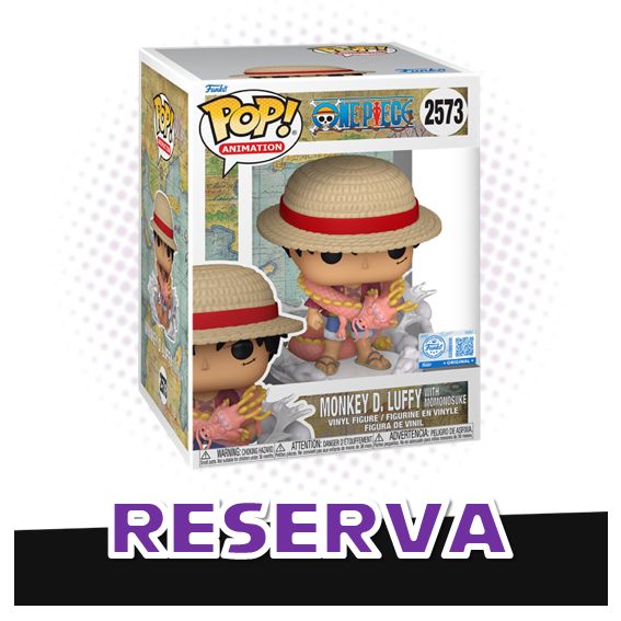 Funko Pop! Monkey D. Luffy with Momonosuke 2573 (SE) Premium - One Piece RESERVA