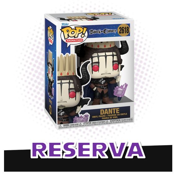 Funko Pop! Dante 2618 - Black Clover RESERVA