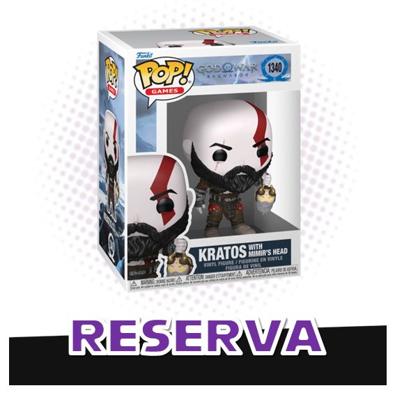 Funko Pop! Kratos with Mimir's Head 1340 - God of War Ragnarok RESERVA